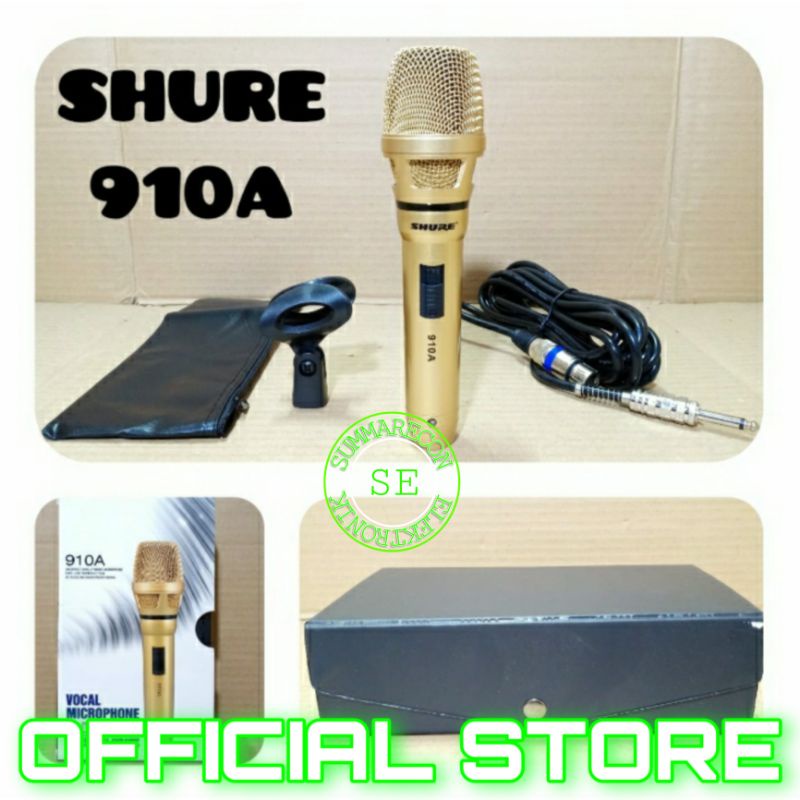 mic kabel shure 910a microphone karaoke