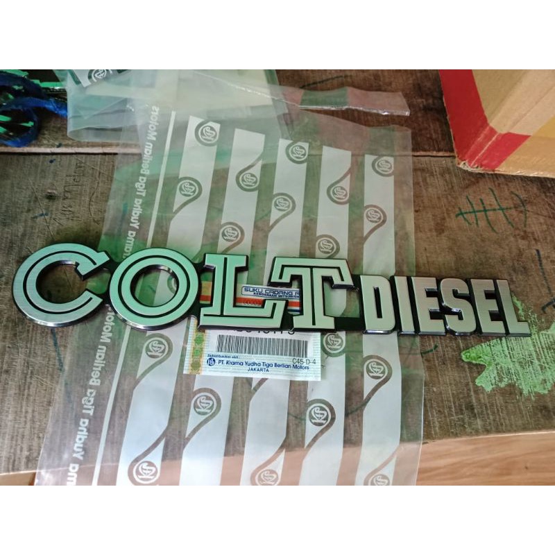 Emblem COLTdiesel umplung ps100 ps120 lama original MITSUBISHI