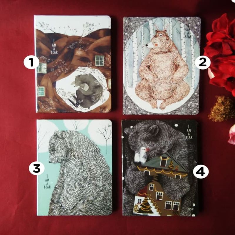 

Buku Diary Notes / Diary Notebook Fancy Hardcover - I AM BEAR