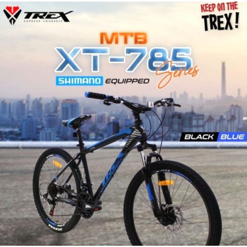 SEPEDA MTB TREX 26 INCH SHIMANO EQUIPMENT