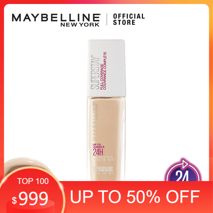 Maybelline Superstay Liquid Foundation Make Up - 112 Natural Ivory