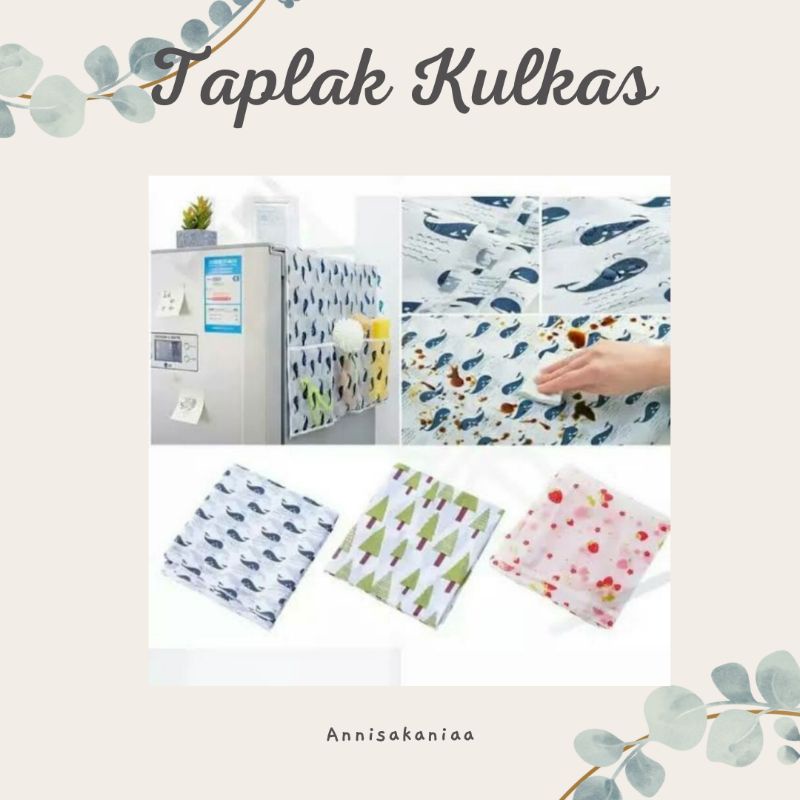 TAPLAK KULKAS/ COVER KULKAS ANTI AIR
