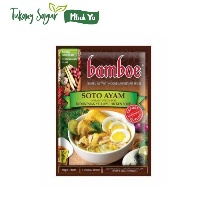 

bamboe bumbu instan soto ayam 40gr