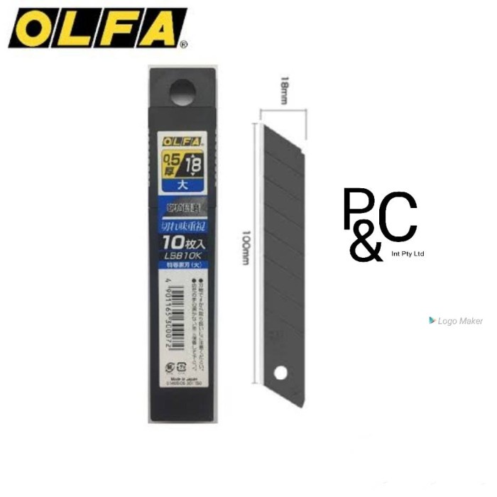 

Produk Unggulan Pisau Cutter Olfa 18Mm Replacement Ultra Sharp Snap Off Blades - Lbb10 Hot Sale