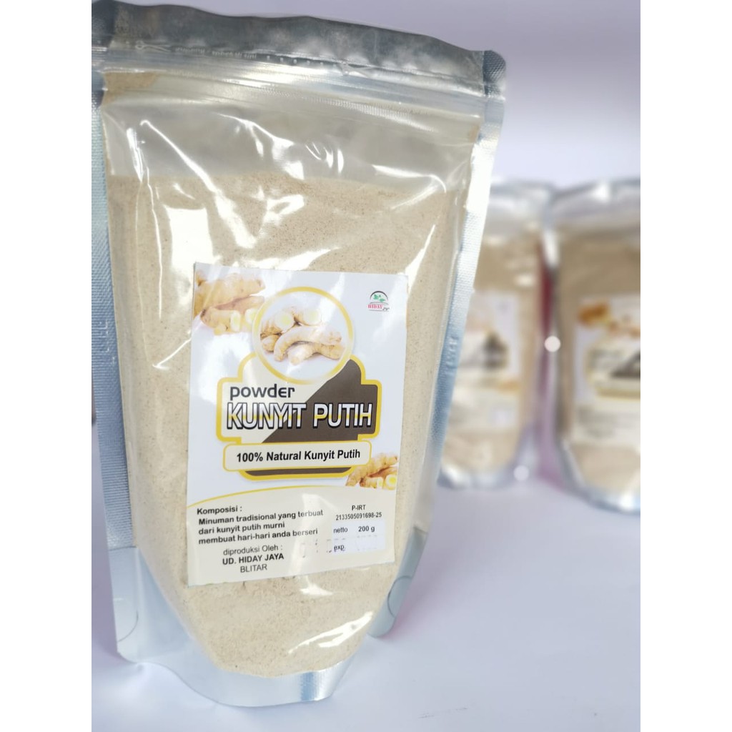 

Waterpedia Bubuk Minuman Herbal Serbuk Powder Kunyit Putih Hiday Jaya 200 gram
