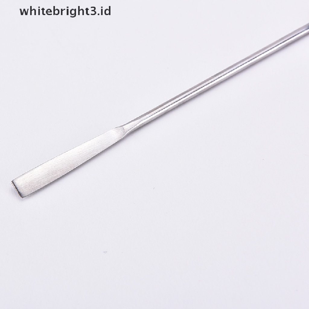 (whitebright3.id) 1pc Spatula Stainless Steel Untuk Makeup / Kosmetik Wanita