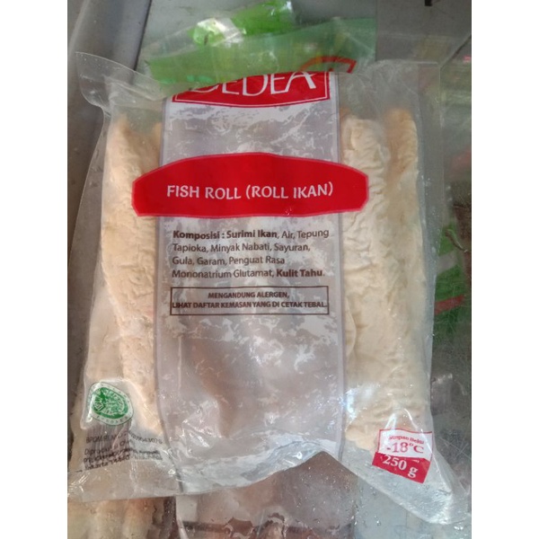 

cedea fish roll 250 gram isi 10 pcs