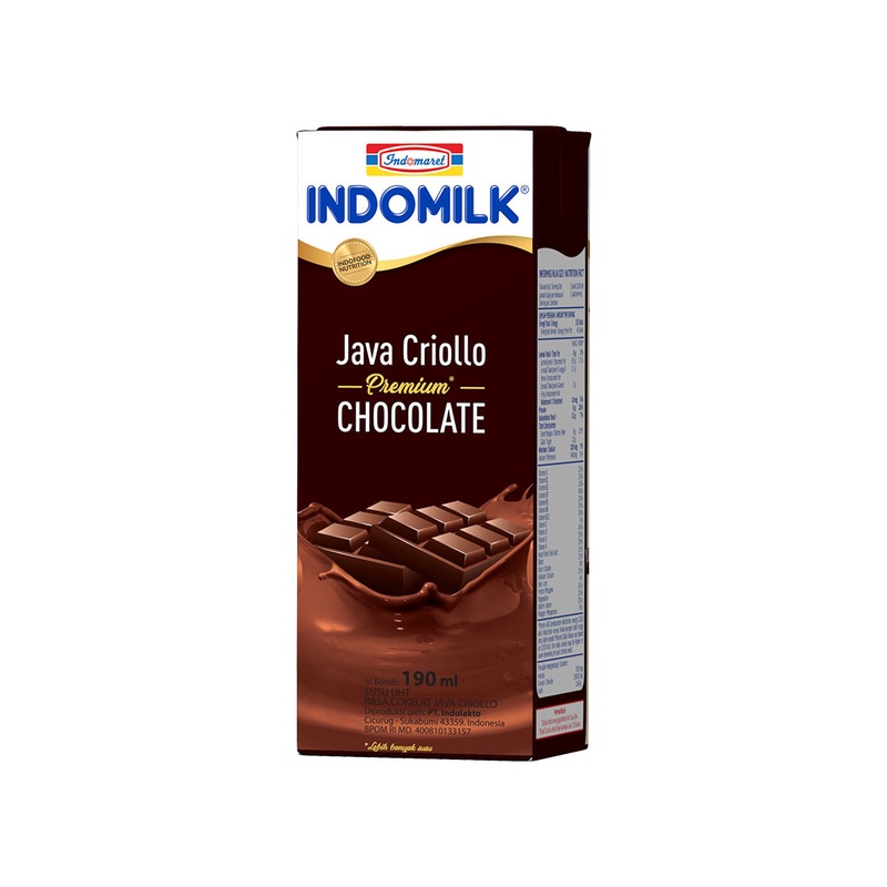 

Indomilk Susu Cair Uht Chocolate Java Criollo 190Ml - Alhanan/04