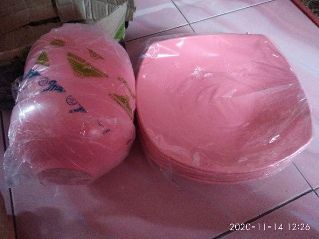 Paket Hoya Piring Kotak L & Mangkok Bulat Kode:p2