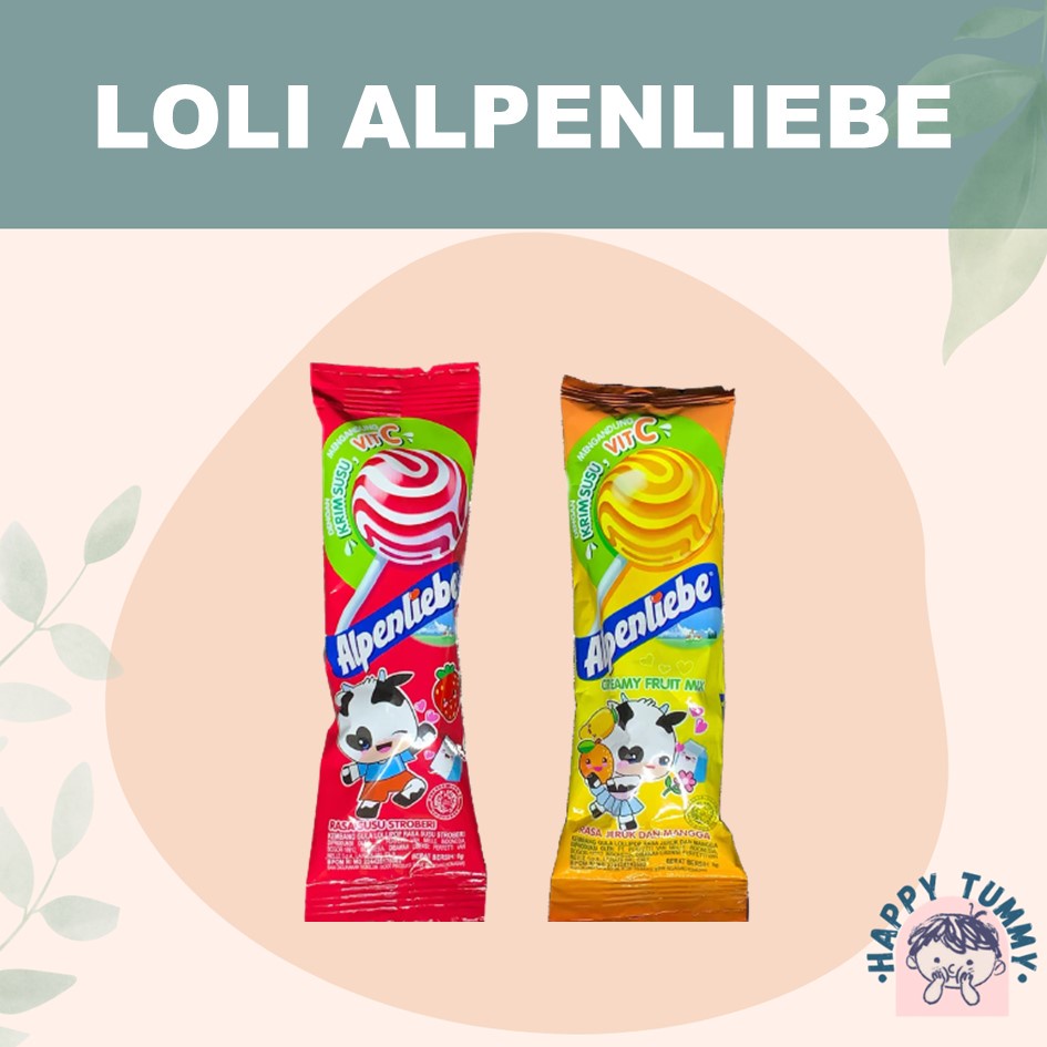 

Loli Alpenliebe 24. permen lolipop Alpen. PAK