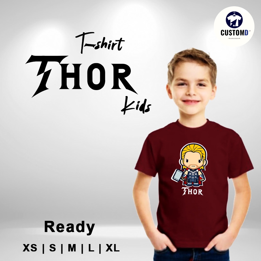 PROMO! KAOS THOR DEWASA DAN ANAK - Kaos Sablon