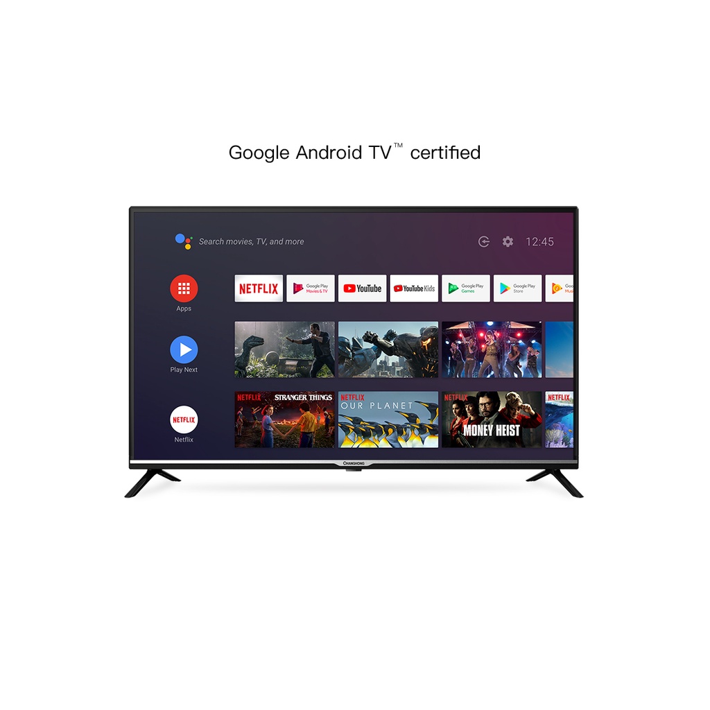 TV LED CHANGHONG CHANG HONG 32 INCH SMART ANDROID 11 TV L32G7N 32G7N VOICE COMMAND DIGITAL TV GARANSI RESMI