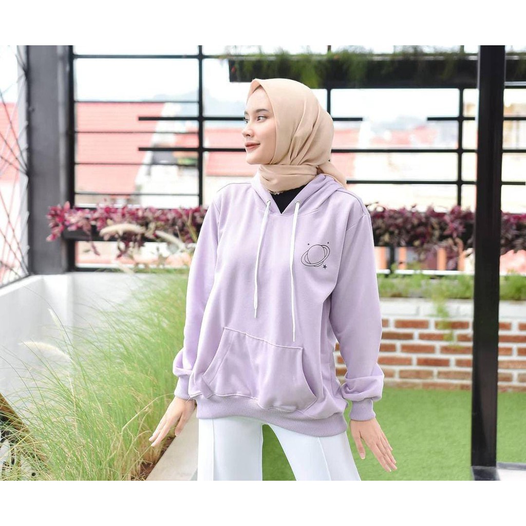 Hoodie Jumper Space Sweater (Pria &amp; Wanita) Planet Uranus