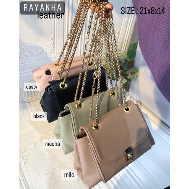 RAUANHA LEATHER / TAS SLEMPANG / TAS KONDANGAN / TAS PESTA / TAS TEEBARU / TAS SLEMPANG / TAS PREMIUM / AQILLA BAGS