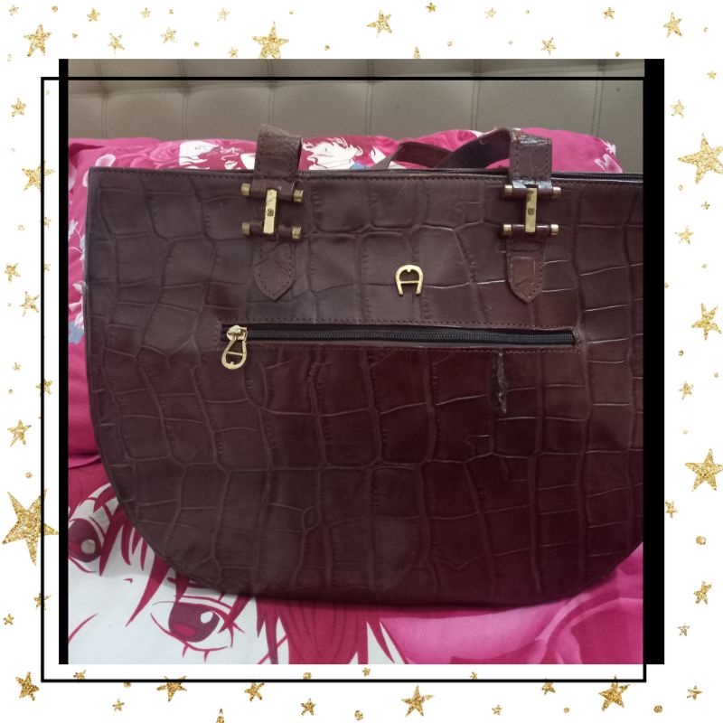 Tas Aigner Authentic Kulit Preloved