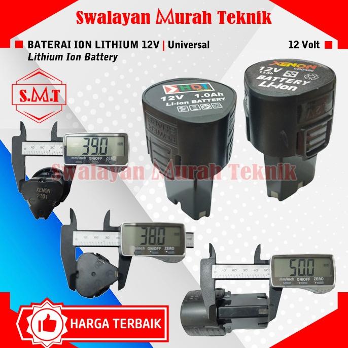 }}}}}}] BATERAI BOR Cordless 12Volt HDT CDD405 Cordless Drill Battery 1,0Ah