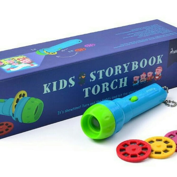 Mideer Kids Storybook Torch Lampu Dongeng Anak Senter