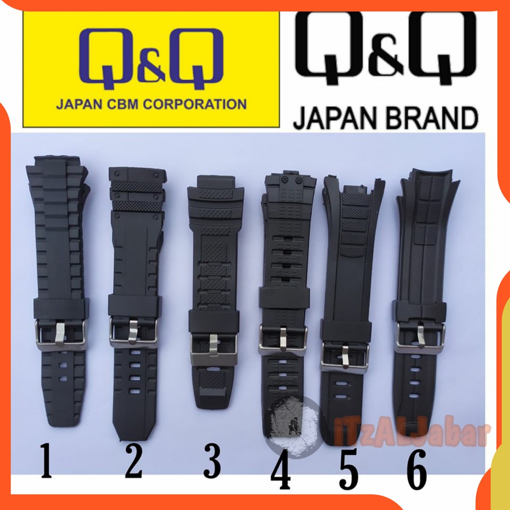 Tali jam tangan Q&amp;Q QnQ Rubber strap Tali jam QQ