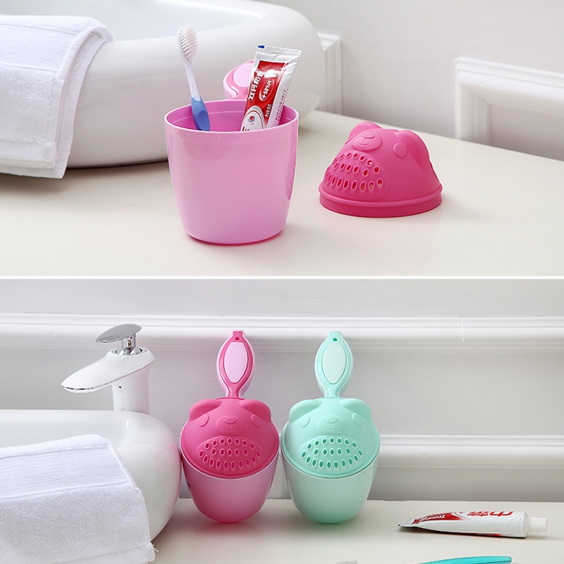 Baby Shampoo Cups Hair-Cup Shower-Spoons Bath-Caps Washing Toddle Bath Cup/Cangkir sampo bayi/Cangkir sampo anak-anak L148