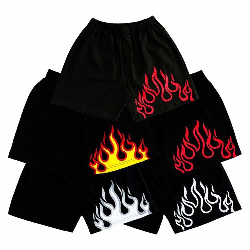 Celana boxser api / celana pendek api / celana pendek api pria wanita