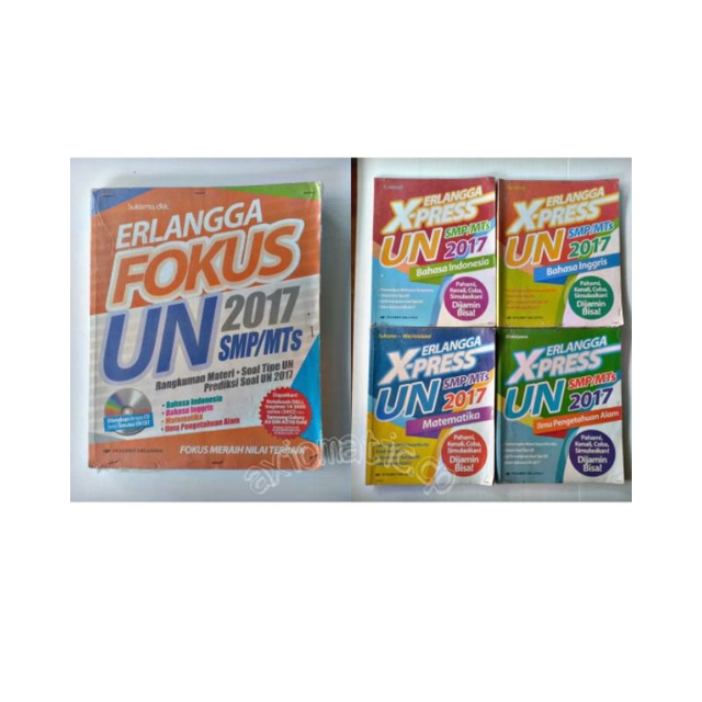 Buku Fokus UN SMP/MTS 2017 Penerbit Erlangga