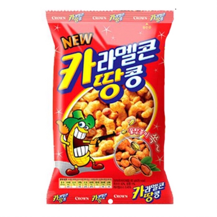 

⭐ COD ⭐ Crown - Caramel Corn & Peanut Snack Jagung dan Kacang Rasa Karamel 46