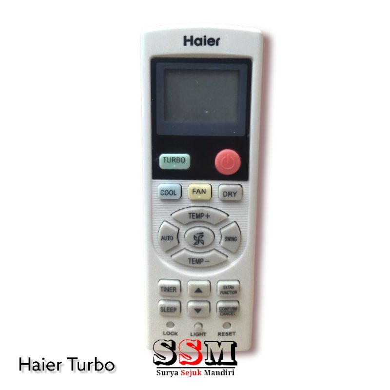 REMOT AC HAIER TURBO