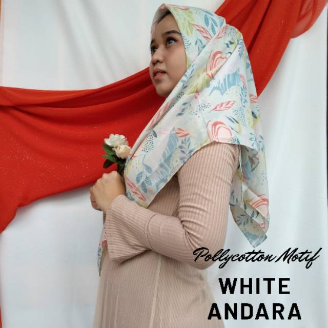 HIJAB MOTIF  POLLYCOTTON