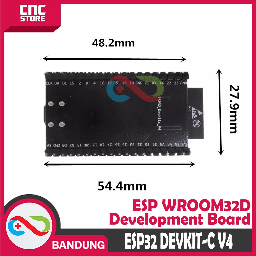 ESP32 ESP-32 DEVKITC V4 WROOM-32D WIFI BLUETOOTH DEVELOPMENT BOARD