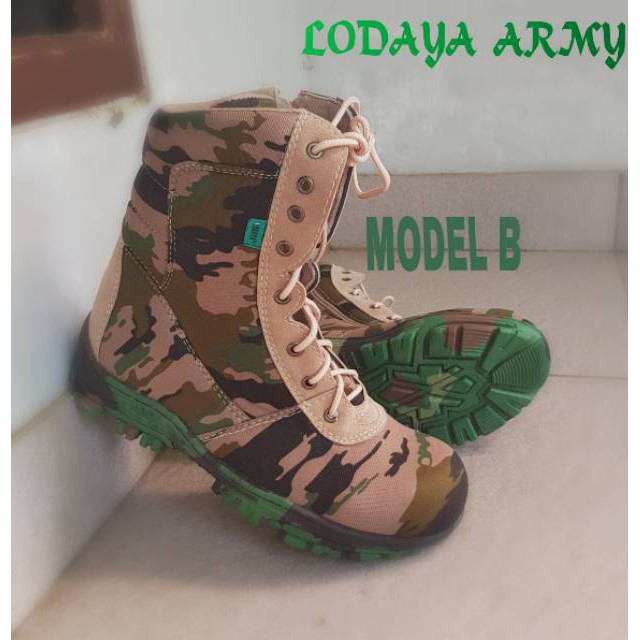 Seller Sepatu Boots Safety Delta Army Pdl Tni Pdl Polri Handmade Berkualitas