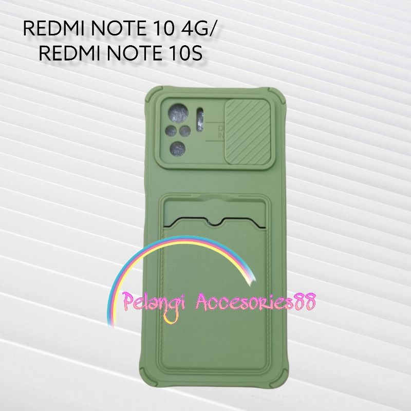 CASE REDMI NOTE 10 (4G) / REDMI NOTE 10S CASE SOFTCASE SLEDING WARNA WARNI