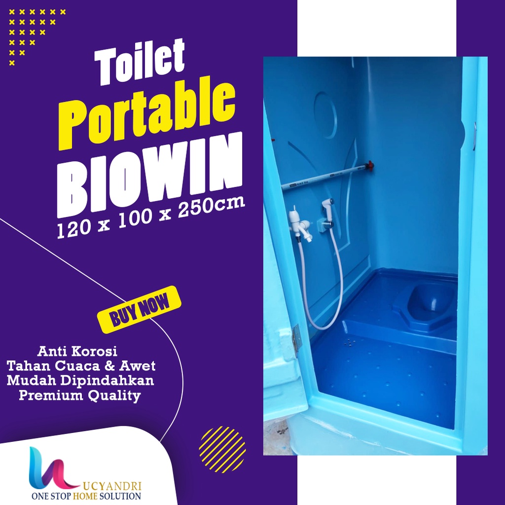 Toilet Portable BIOWIN Type B, WC JONGKOK PORTABLE