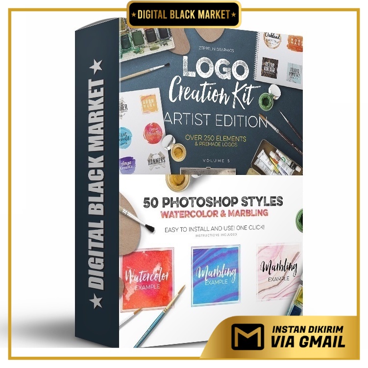 Logo Creation Kit Vol.5 - Adobe Photoshop &amp; Illustrator