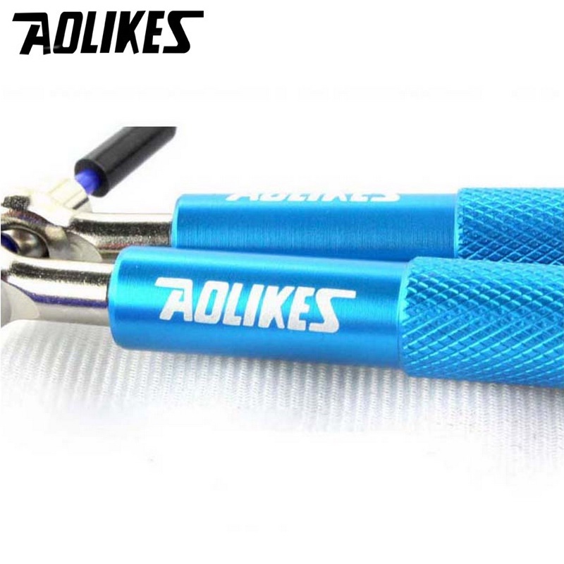 Bisa COD Tali Skipping Jump Rope Steel Wire Bearing - AOLIKES 3202