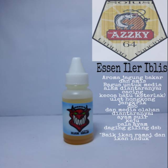 Campuran umpan pancing essen iler iblis