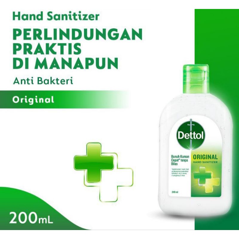 Dettol Hand Sanitizer 50ML x 4 Botol [ Tutup Ulir ]