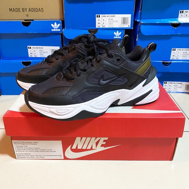 Nike M2K tekno black gris petrole