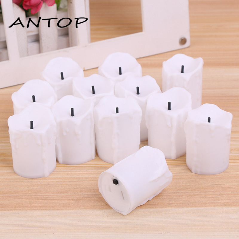 Lampu Lilin Led Tanpa Api Tenaga Baterai Tahan Lama