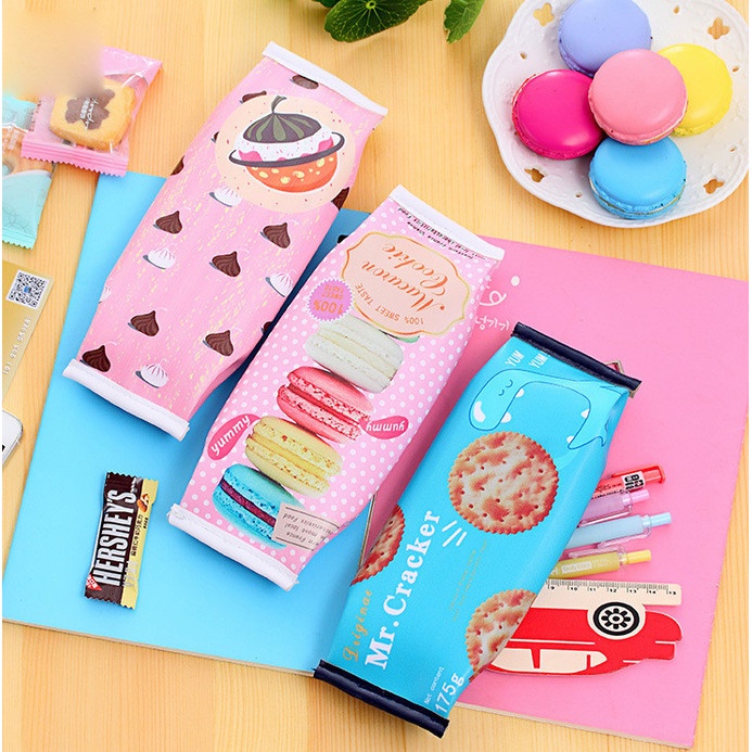 

Star Kotak Kosmetik / Pensil Motif Karakter Candy Biscuit Cosmetic Pouch Bagus