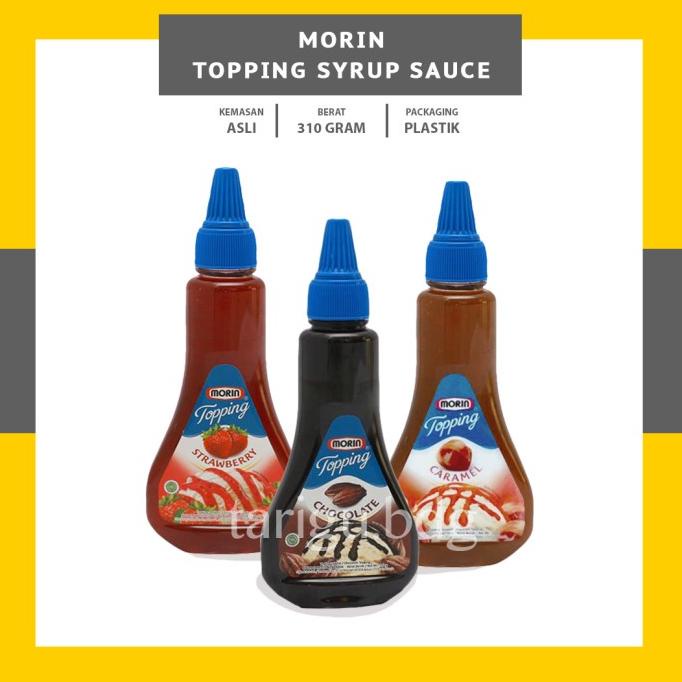 

SAUS TOPPING MORIN 310GR - SAUCE SYRUP COKLAT STRAWBERRY CARAMEL