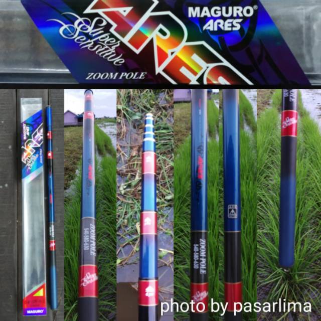 Joran pancing tegek Maguro Ares Carbon