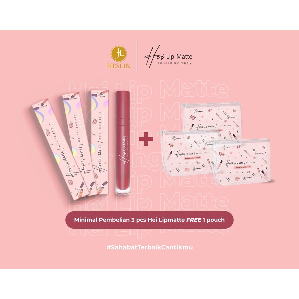 HEI LIP MATTE HESLIN BEAUTY/Lipstick Heslin Beauty/Lipmatte  Heslin Beauty
