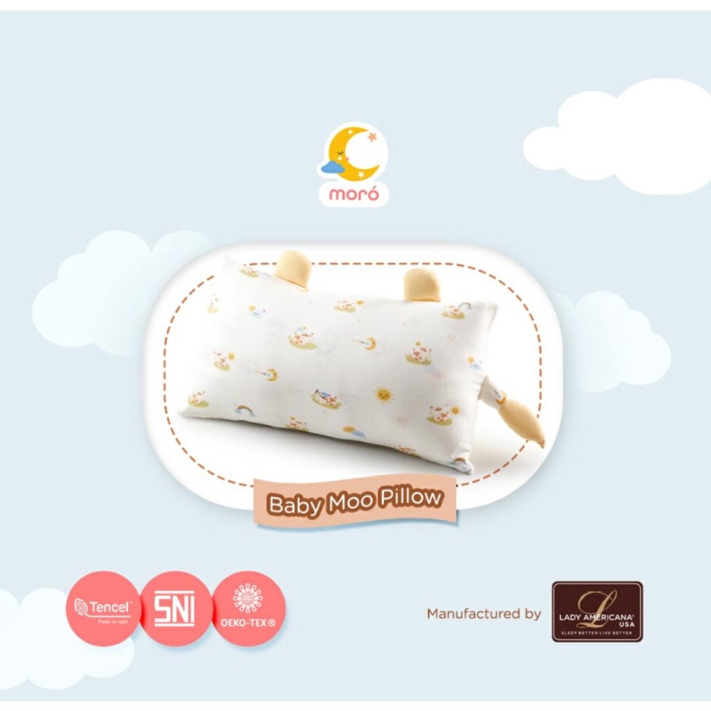 MORO BABY MOO PILLOW / BANTAL BAYI MORO