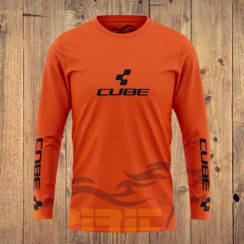 KAOS SEPEDA CUBE LENGAN PANJANG PRIA/WANITA