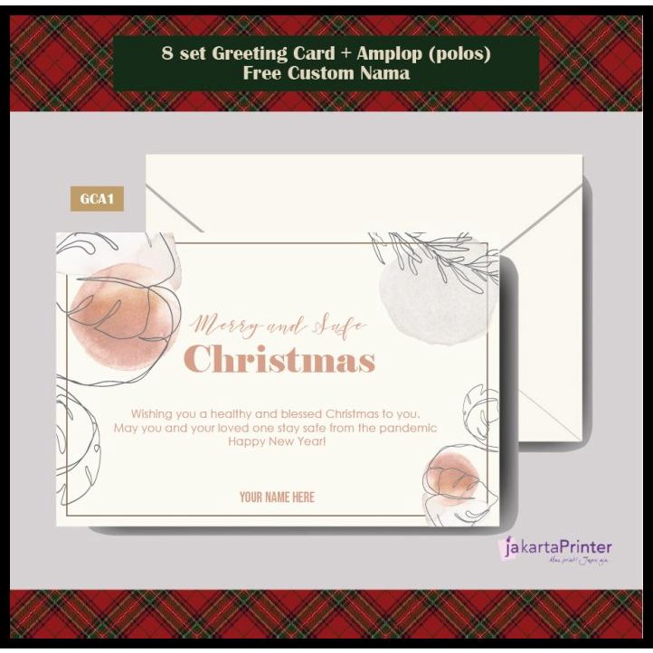 

Greeting Card Natal+ Amplop Free Custom Nama
