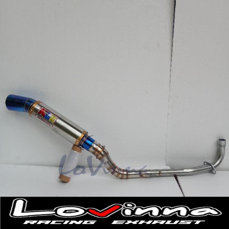 Knalpot NLK BIGCORK PNP EX5/WAVE 100/WAVE125/KRISS110/SRL110/SRL110FI/LAGENDA/WAVEDASH