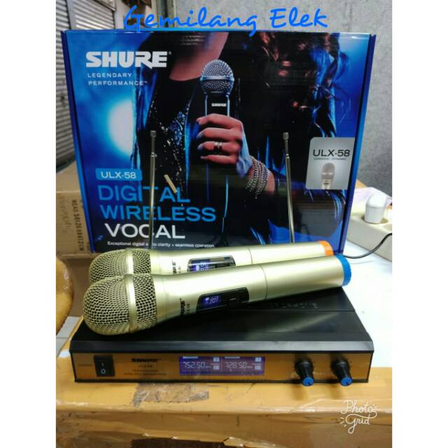 Mic wireless SHURE ULX-58 UHF