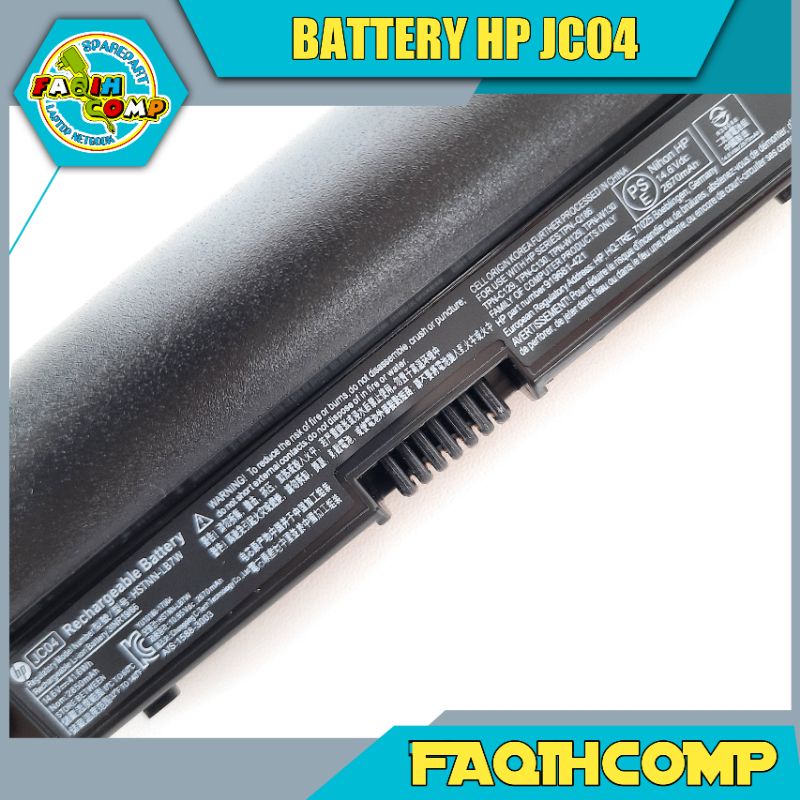 Baterai Laptop HP 14-BW005AU 14-BW017AU 14-BW500AU 14-BW511AU 14-BW515AU JC04