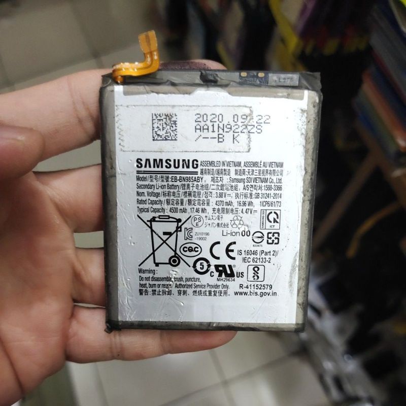 BATERAI SAMSUNG MEGA 2 / BG750BBC , S20 / BG980ABY , NOTE 20 ULTRA / BN985ABY , NOTE 8 / BN950ABE battery battle batt