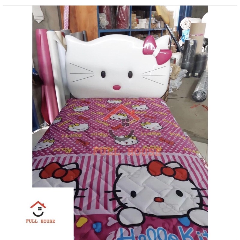springbed sorong 2in1 premier karakter anak hello kitty doraemon